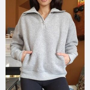 Lululemon stand out Sherpa Jacket 1/2 zip medium